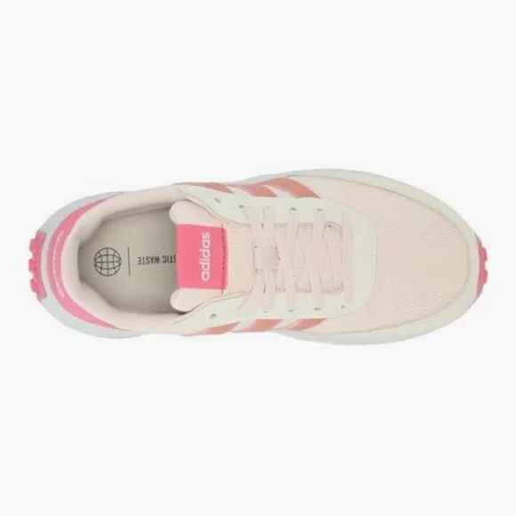 Adidas Women's Pink and White Sneakers - Picture 3 of 7